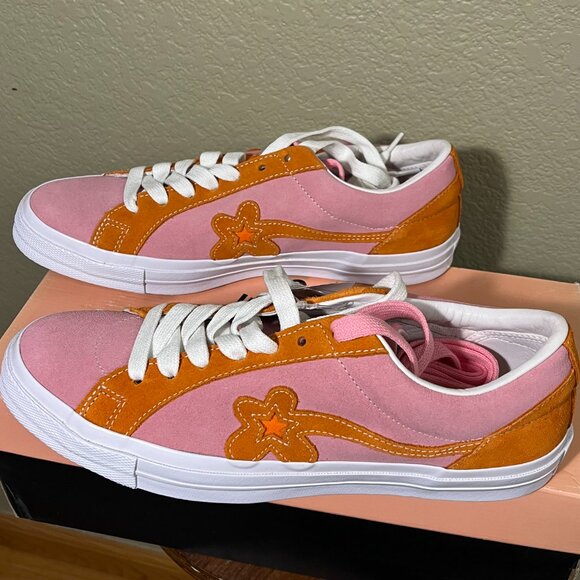 Golf Le Fleur Uno Orange/Pink Converse 10.5 New Golf Wang - Picture 3 of 8